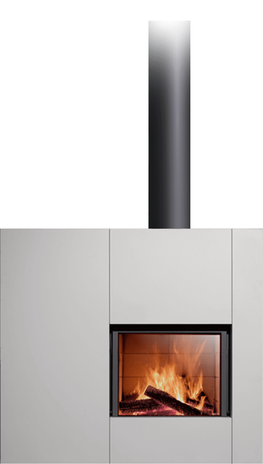 Stûv 21 single sided fireplace product isolation